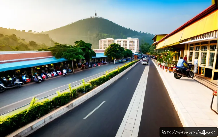 Home 15 르완다 주요 뉴스 - Photorealistic news-style scene in Kigali, Rwanda, showing a modern city boulevard with clean sidewa...
