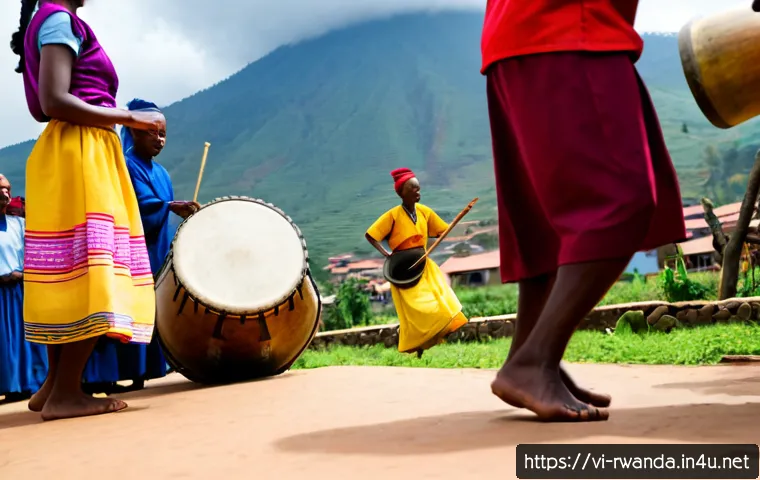 Tìm hiểu múa dân gian Rwanda qua nhịp trống, lời hát và nghi thức biểu diễn 3 르완다 민속 춤과 음악의 연결고리 관련 이미지 1
